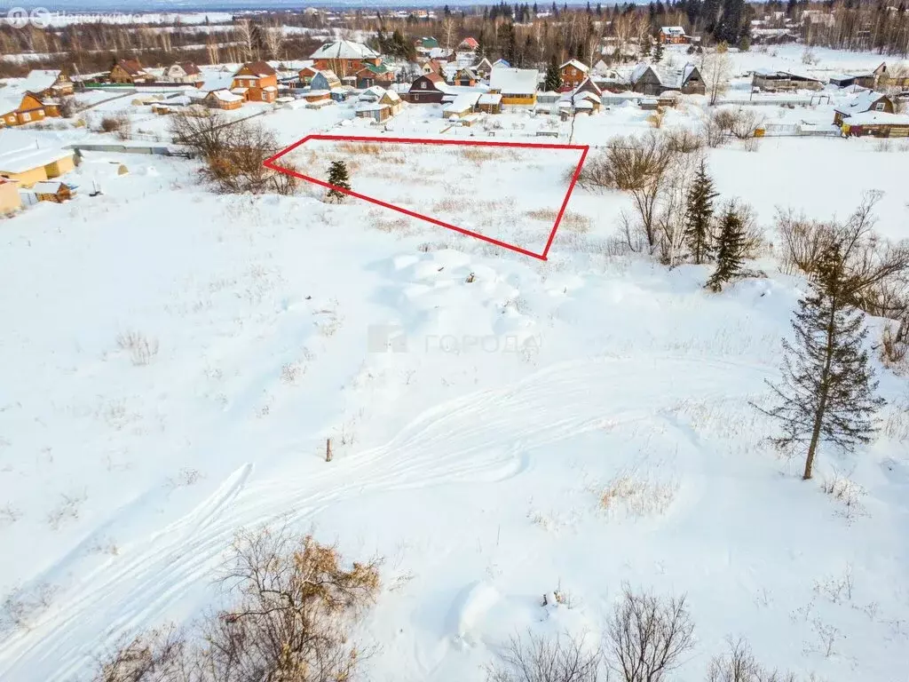 Участок в Томский район, деревня Барабинка, Лесной переулок (15 м) - Фото 1