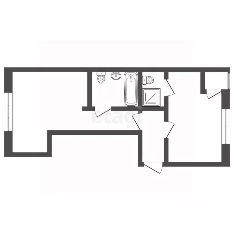 2-к кв. Краснодарский край, Анапа ул. Ленина, 43 (89.0 м) - Фото 2