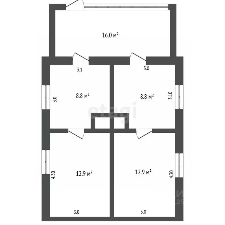 3-к кв. Крым, Алушта муниципальный округ, пос. Лаванда ул. Ленина ... - Фото 2