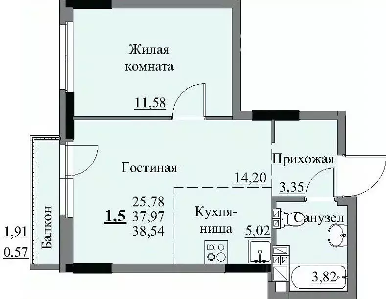 1-к кв. Удмуртия, Ижевск Автопроизводство жилрайон, 3-й мкр, Арден на ... - Фото 0