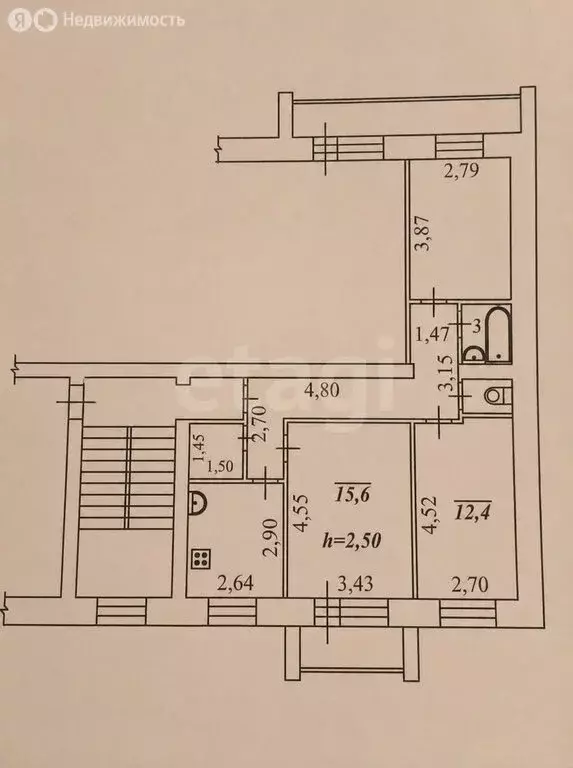 3-комнатная квартира: Иркутск, Ямская улица, 13 (62.2 м) - Фото 1