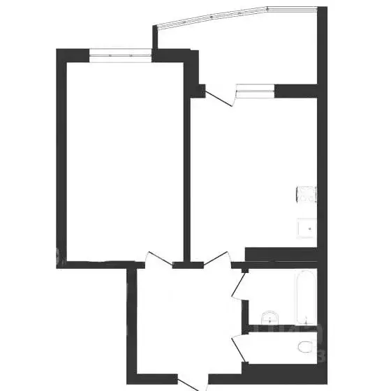 1-к кв. Тюменская область, Тюмень ул. Мельникайте, 2к4 (40.0 м) - Фото 1