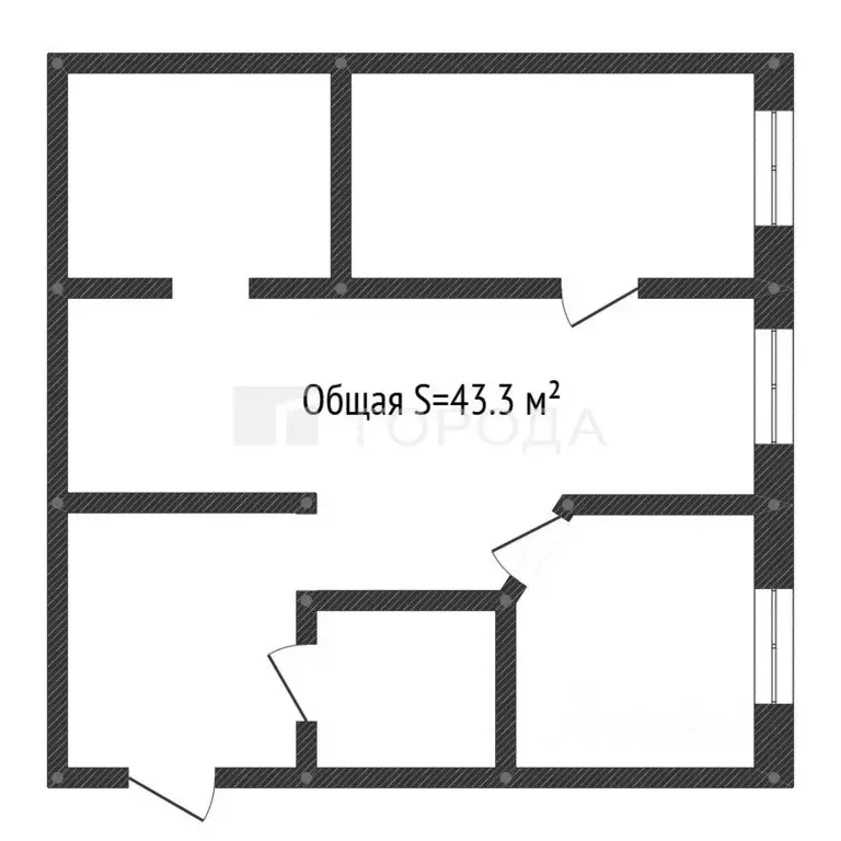 2-к кв. Алтайский край, Барнаул просп. Ленина, 142 (43.3 м) - Фото 2