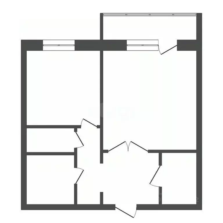 1-к кв. Красноярский край, Красноярск Калиновая ул., 1 (40.7 м) - Фото 2