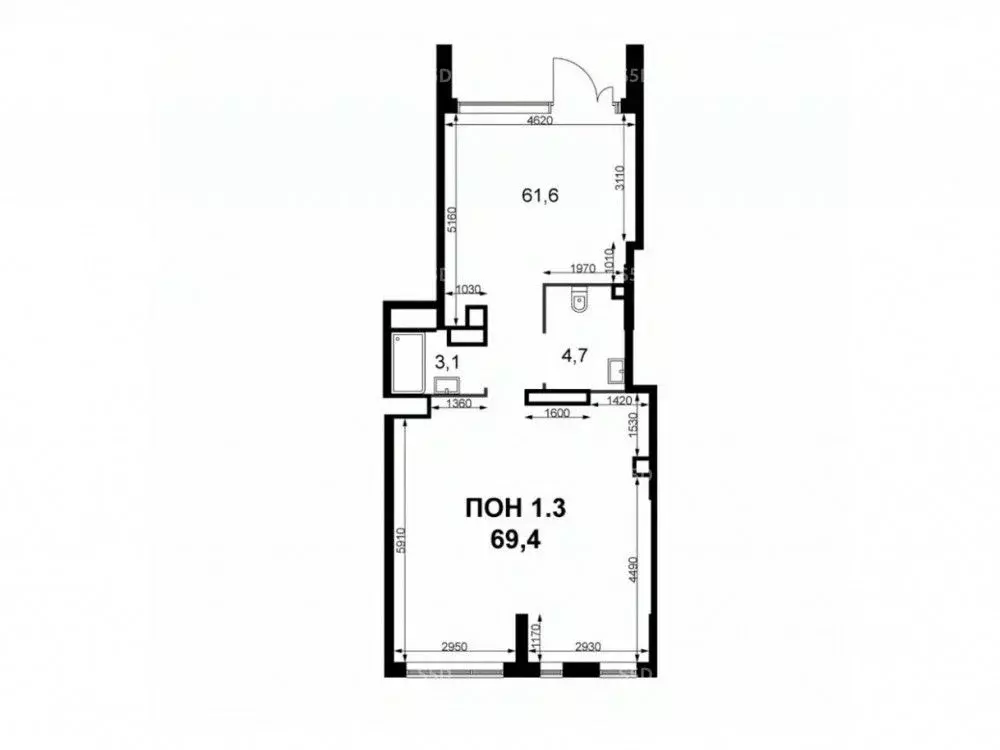 Торговая площадь в Московская область, Химки Клязьма-Старбеево мкр, ... - Фото 2