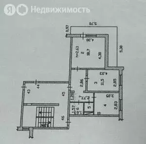 2-комнатная квартира: Абакан, улица Крылова, 106к3 (51 м) - Фото 2