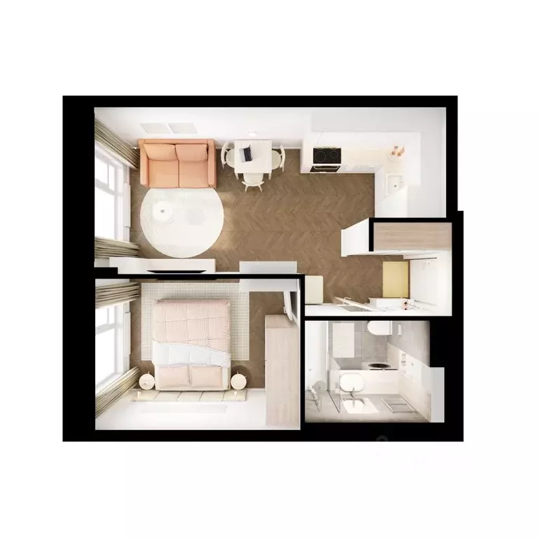 1-к кв. Бурятия, Улан-Удэ Советская ул., 6/2 (33.35 м) - Фото 1