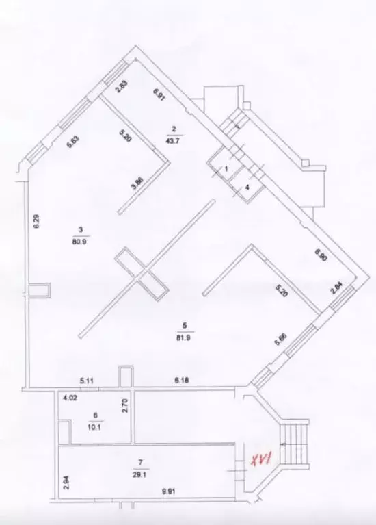 Помещение свободного назначения в Москва ул. Островитянова, 4 (250 м) - Фото 1