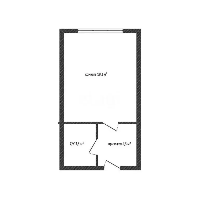 Квартира-студия: Новая Адыгея, Песочная улица, 1к5 (25.7 м) - Фото 1