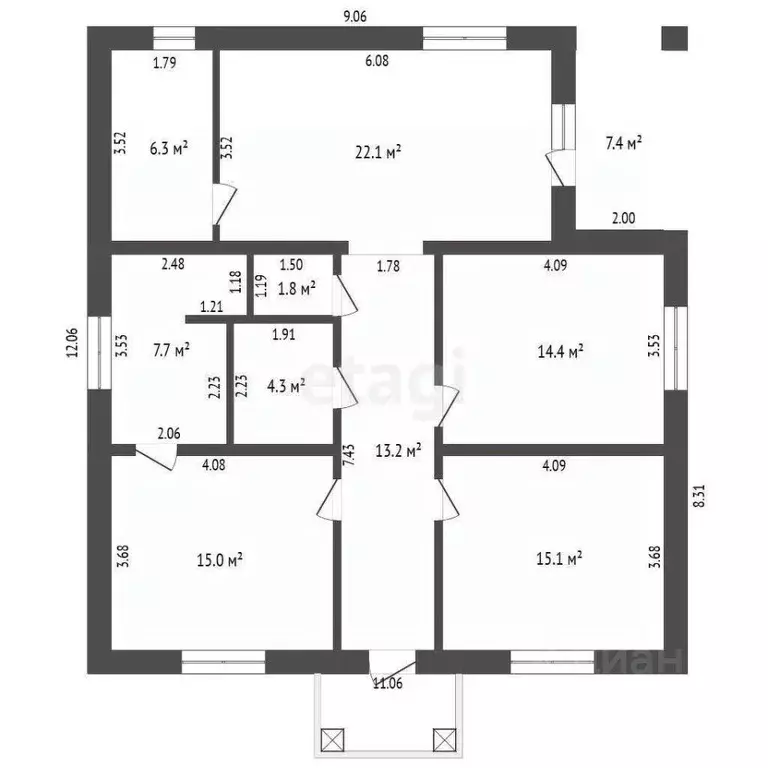 Дом в Тюменская область, Тюмень Славянский мкр,  (114 м) - Фото 2