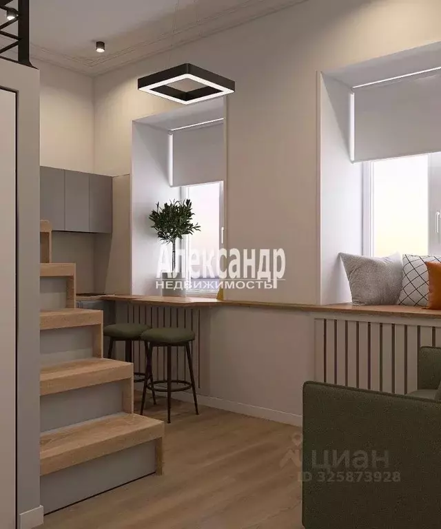 Студия Санкт-Петербург наб. Реки Фонтанки, 56 (22.0 м) - Фото 2