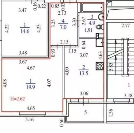 1-к кв. Свердловская область, Екатеринбург ул. Татищева, 177 (47.0 м) - Фото 1