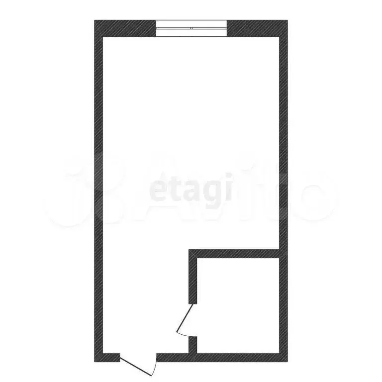 Квартира-студия, 15,2 м, 2/4 эт. - Фото 0