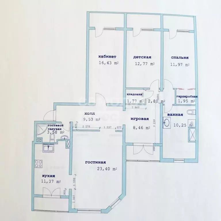 4-к кв. Москва ул. Верхние Поля, 36К1 (111.4 м) - Фото 2