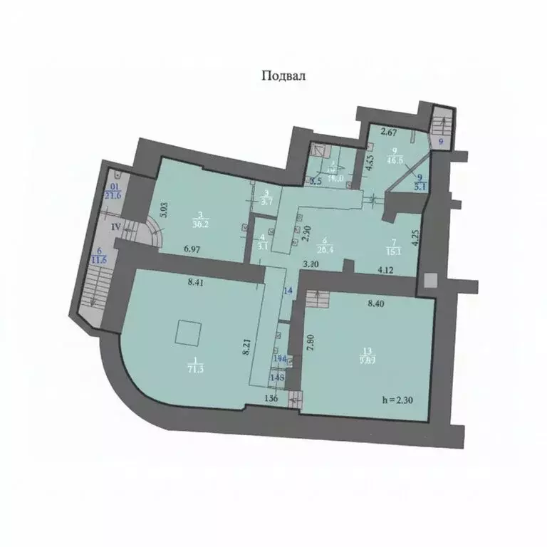 Помещение свободного назначения (280 м) - Фото 1