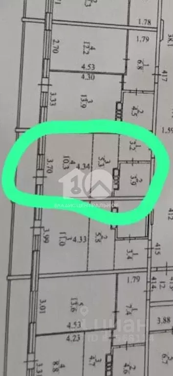 Студия Новосибирская область, Обь Октябрьская ул., 5 (26.7 м) - Фото 2