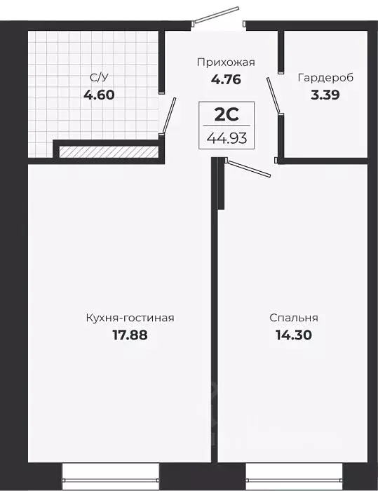 1-к кв. Новосибирская область, Новосибирск Лесоперевалка мкр, Ясный ... - Фото 0