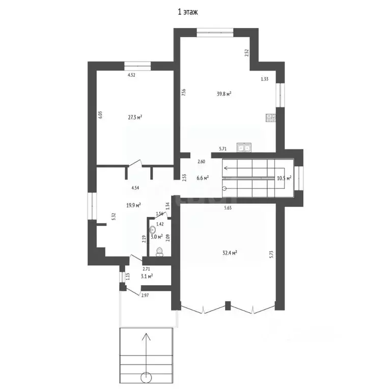 Дом в Тюменская область, Тюмень ул. Земская (370 м) - Фото 1