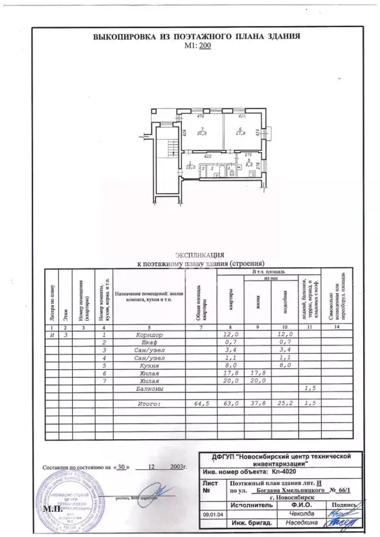 2-к кв. Новосибирская область, Новосибирск ул. Богдана Хмельницкого, ... - Фото 2