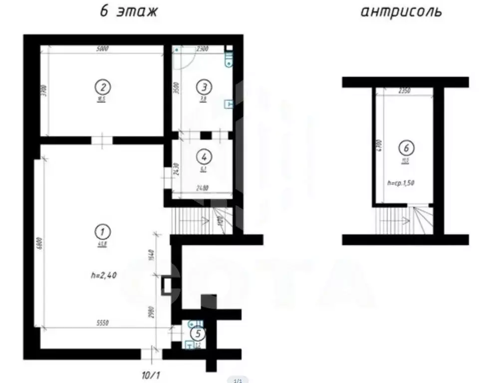 2-комнатная квартира: Воронеж, улица Комиссаржевской, 15А (87 м) - Фото 1