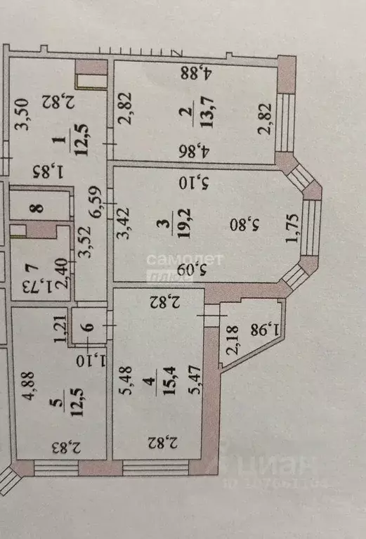 3-к кв. Липецкая область, Липецк ул. С.М. Шерстобитова, 12 (79.0 м) - Фото 1