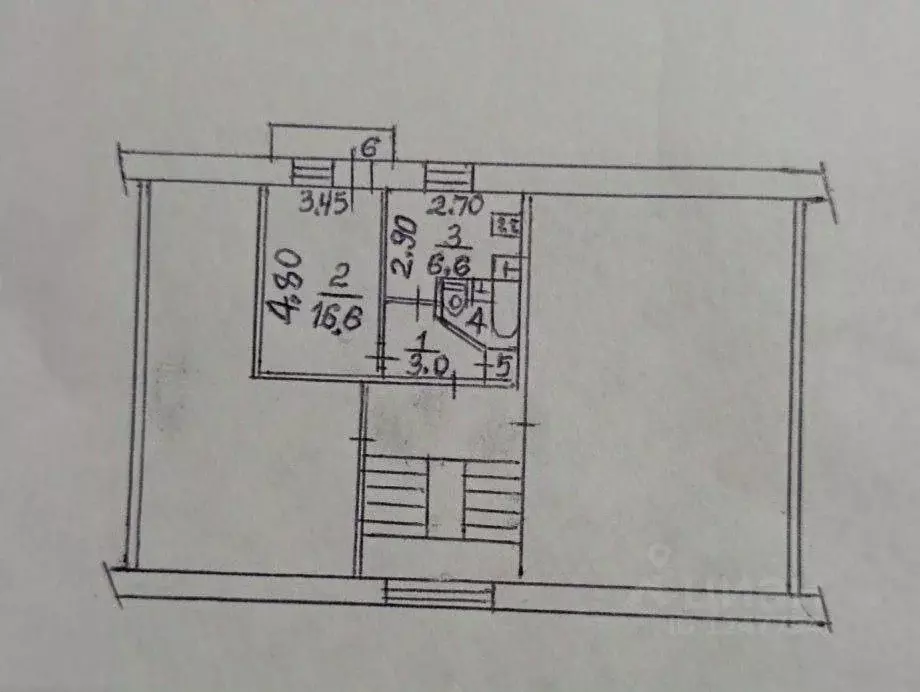 1-к кв. Ленинградская область, Кировский район, пос. Мга ул. ... - Фото 2
