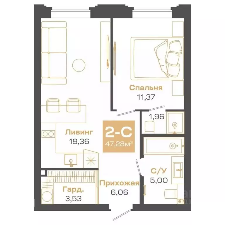 2-к кв. Новосибирская область, Новосибирск Академгородок мкр, ул. Мусы ... - Фото 1