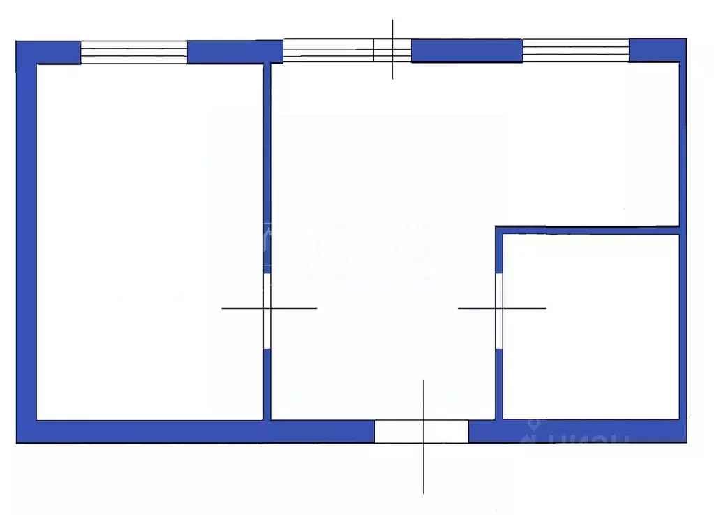 2-к кв. Кемеровская область, Кемерово Ленинградский просп., 44А (41.0 ... - Фото 2