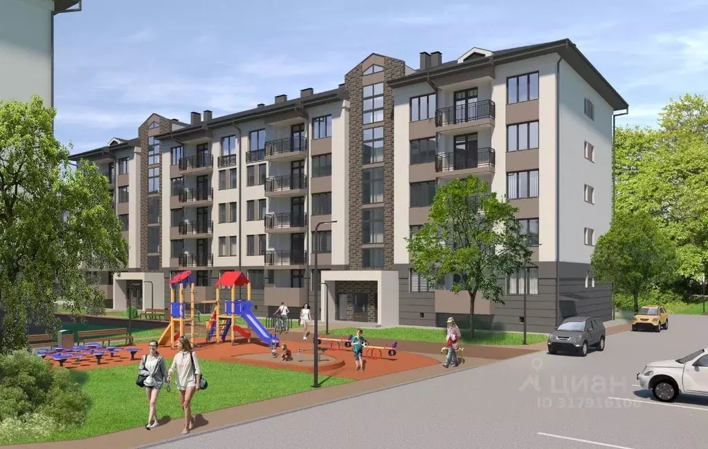 2-к кв. Калининградская область, Балтийск Московская ул., 16Ак3 (63.1 ... - Фото 1