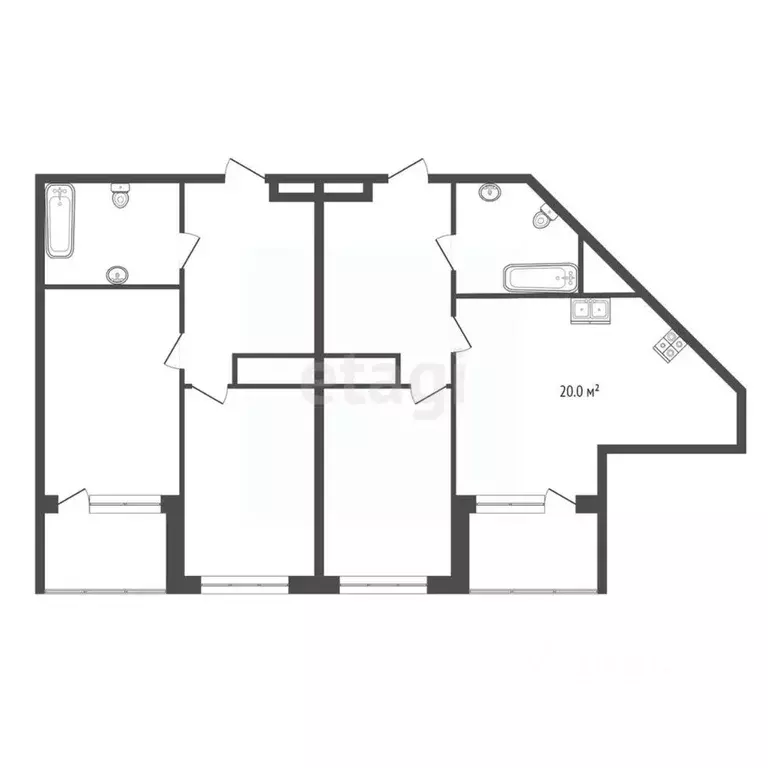 3-к кв. Крым, Ялта ул. Дражинского, 48 (98.5 м) - Фото 2