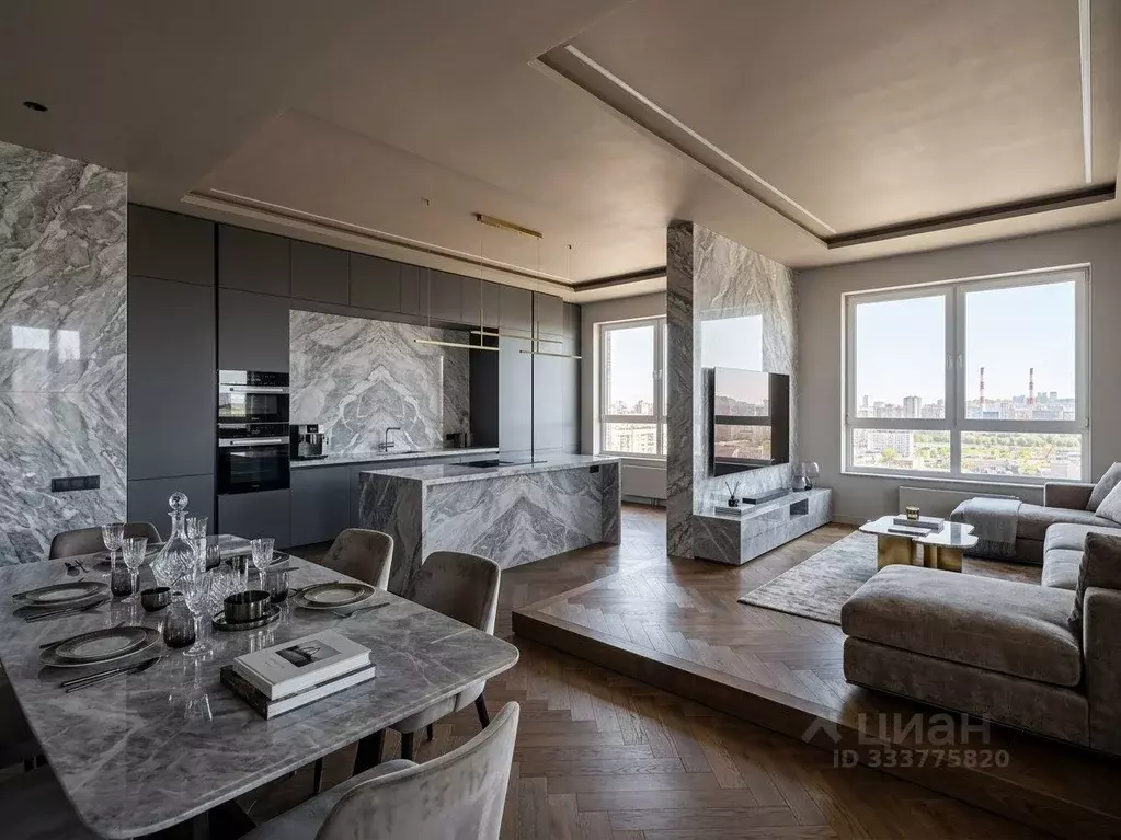 4-к кв. Москва Мантулинская ул., 9к4 (122.0 м) - Фото 1