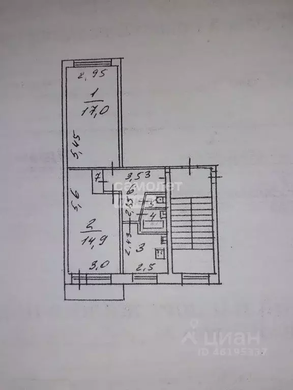 2-к кв. Иркутская область, Иркутск Волгоградская ул., 122 (47.3 м) - Фото 2