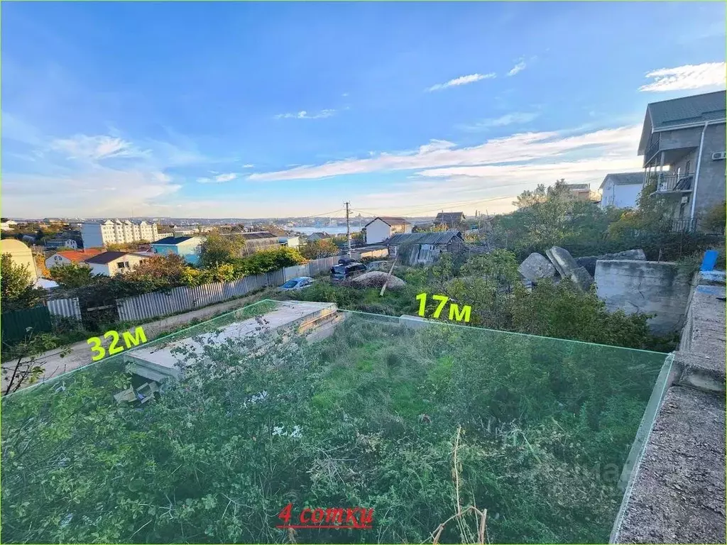 Участок в Севастополь Чайка садоводческое товарищество, ул. Персиковая ... - Фото 1