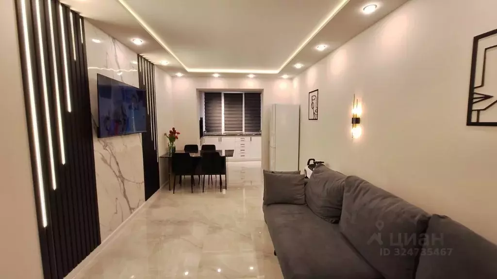 1-к кв. Северная Осетия, Владикавказ ул. Курсантов-Кировцев, 27А (55.0 ... - Фото 1