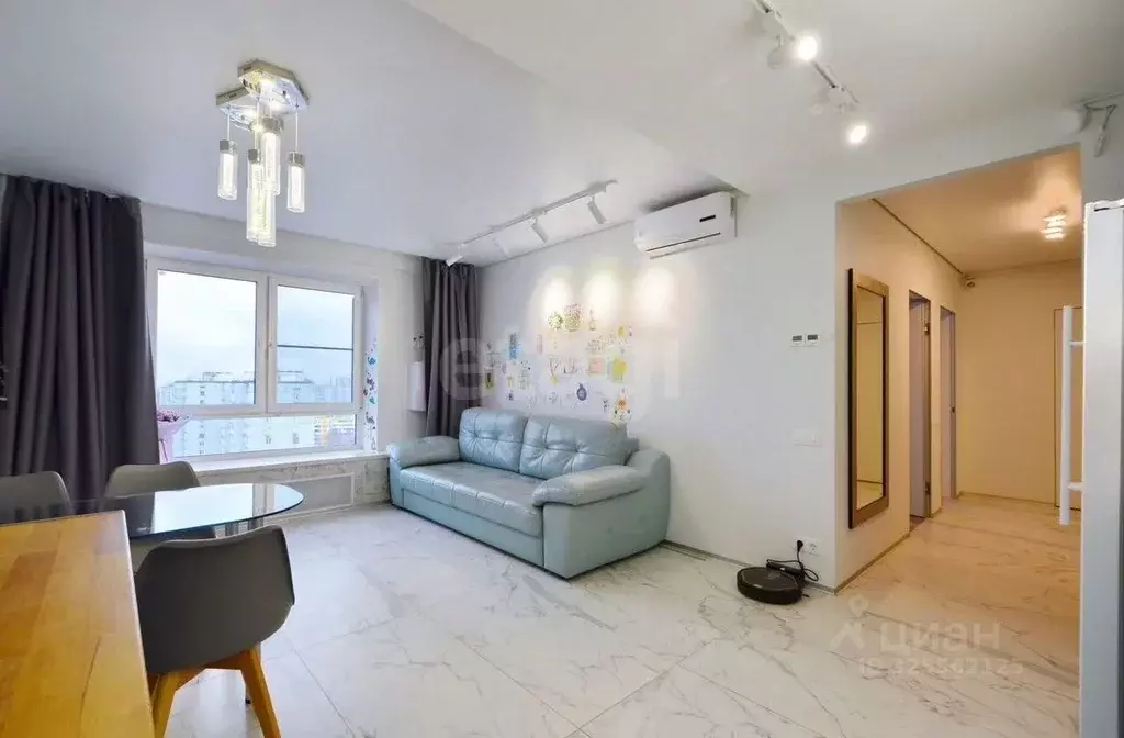 3-к кв. Москва Ясеневая ул., 12к1 (87.2 м) - Фото 2