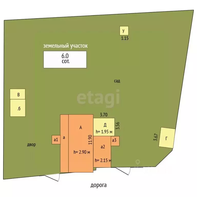 Дом в Крым, Судак муниципальный округ, с. Морское ул. Калинина (45 м) - Фото 2