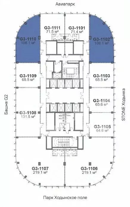 Помещение свободного назначения в Москва Ходынский бул., 20А/2 (108 м) - Фото 2