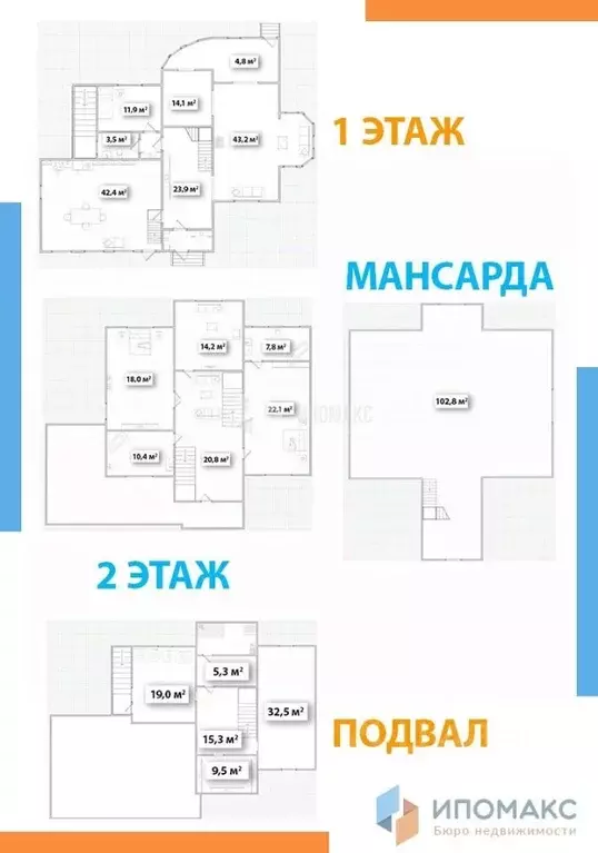 Коттедж в Москва д. Лужки, ул. Озерная, 2 (425 м) - Фото 1