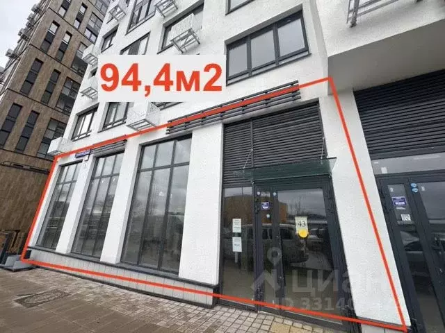 Помещение свободного назначения в Москва № 160 кв-л, 1Вк2 (94 м) - Фото 1