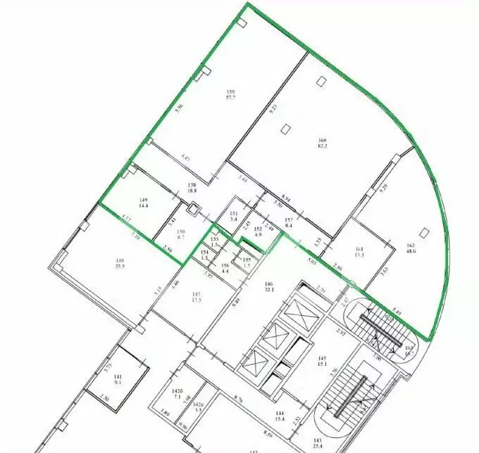 Помещение свободного назначения в Москва Поклонная ул., 3 (292 м) - Фото 2