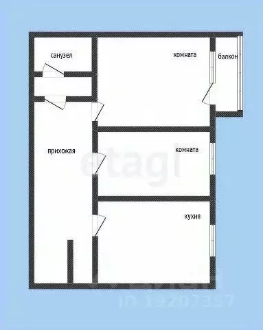 2-к кв. Краснодарский край, Новороссийск ул. Мира, 25 (50.1 м) - Фото 2