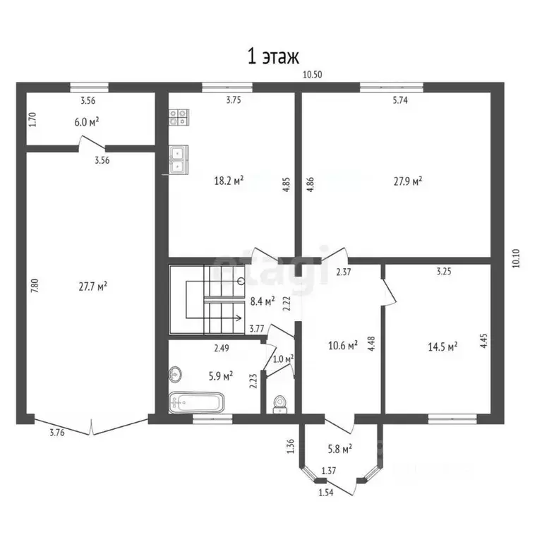 Дом в Ямало-Ненецкий АО, Новый Уренгой Лира ДНТ, ул. Боевая, 23 (173 ... - Фото 1