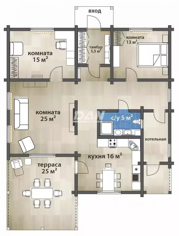 Дом в Челябинская область, Аргаяшский муниципальный округ, Журавли ТСН ... - Фото 1