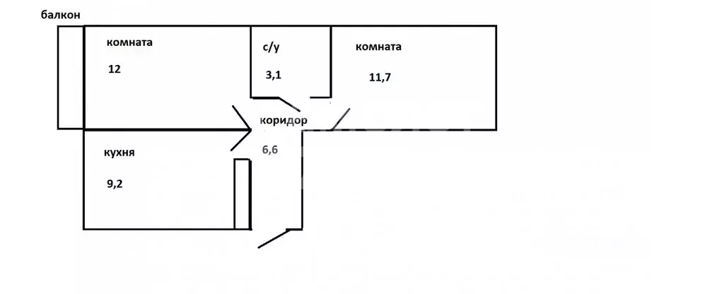 2-к кв. Свердловская область, Каменск-Уральский ул. Лермонтова, 91 ... - Фото 2