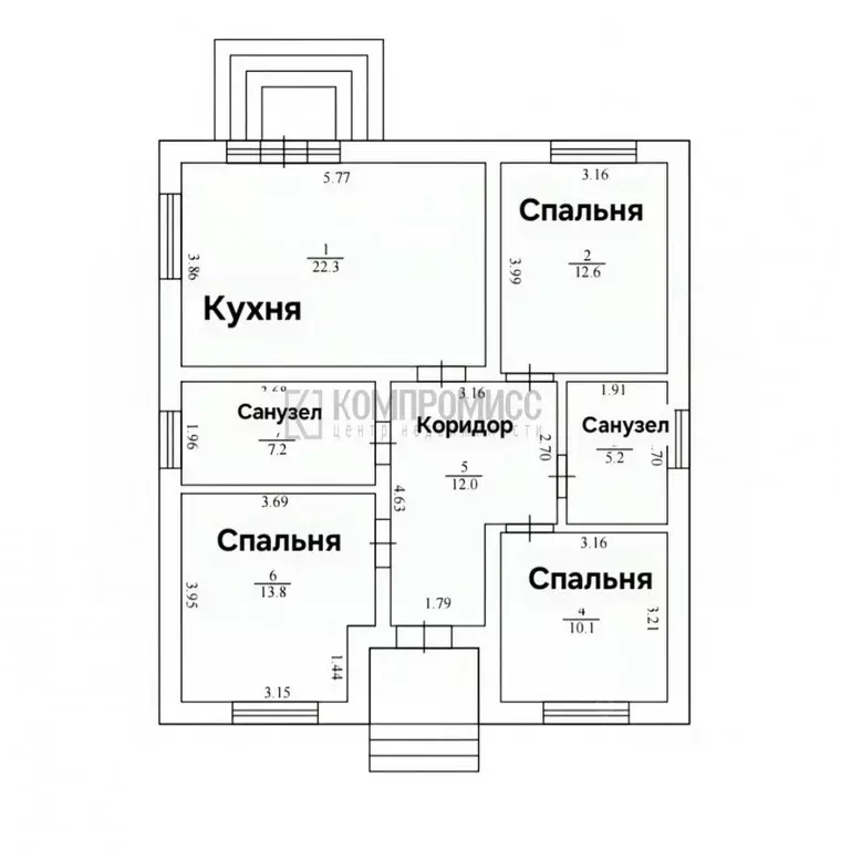 Дом в Краснодарский край, Северский район, Ильское городское ... - Фото 2