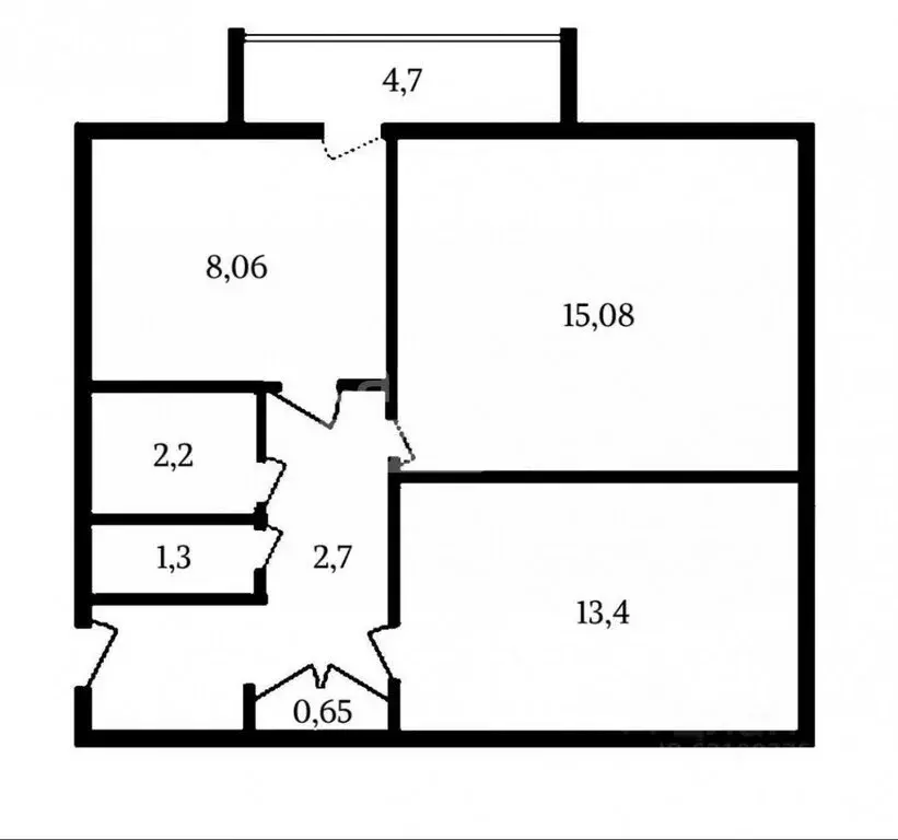 2-комнатная квартира: Воскресенск, микрорайон Новлянский, улица ... - Фото 1
