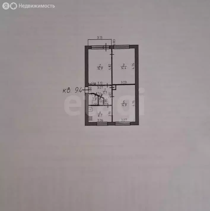 3-комнатная квартира: Михайловск, улица Пушкина, 41/1 (59 м) - Фото 0
