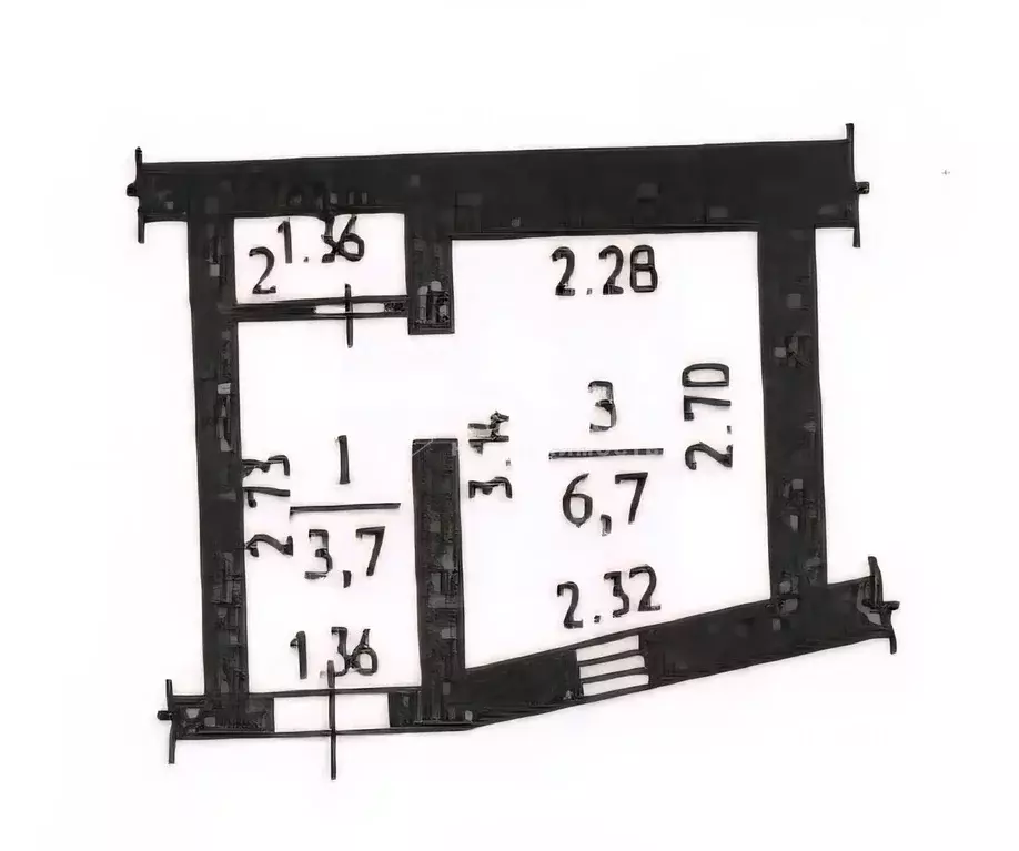 Помещение свободного назначения в Кемеровская область, Кемерово просп. ... - Фото 2