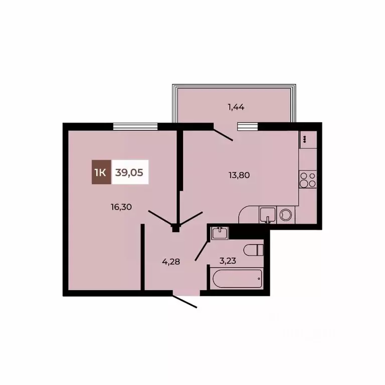 1-к кв. Ростовская область, Аксайский район, Щепкинское с/пос, пос. ... - Фото 1