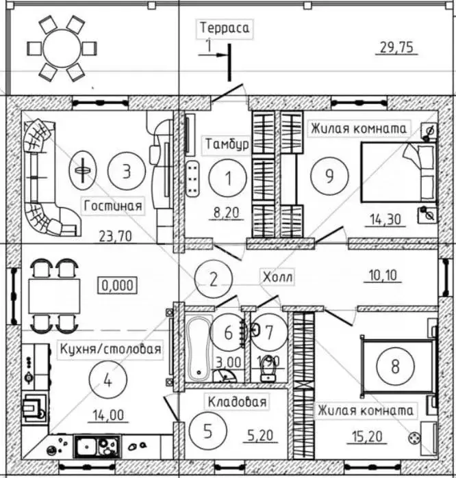 Дом в Московская область, Серпухов городской округ, Златово кп  (92 м) - Фото 2